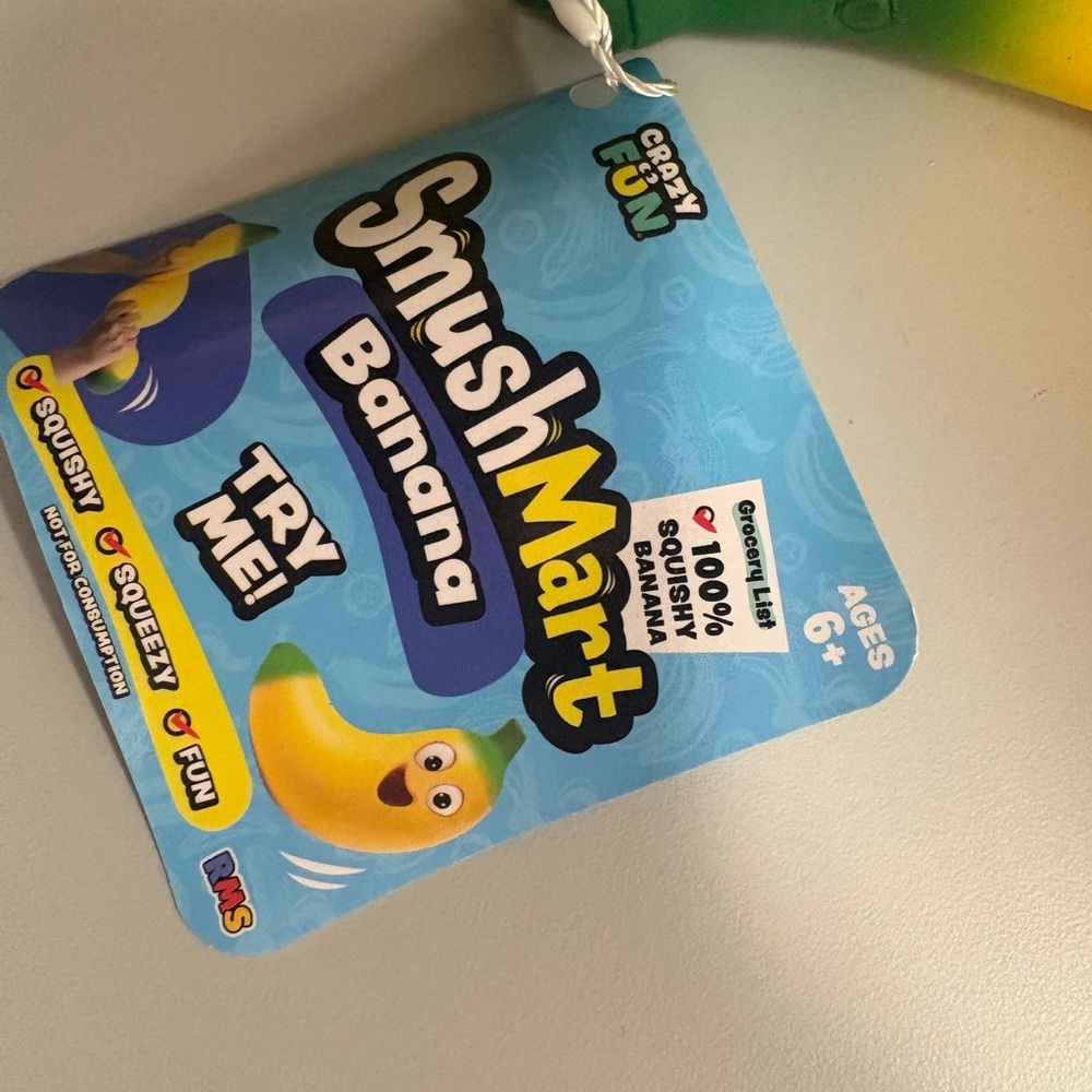 Crazy Fun Scented SmushMart Red Apple and Banana Squishy ONE OF EACH - Picture 4 of 6